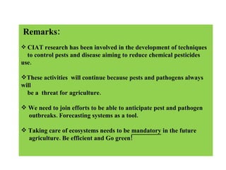 Eco-efficient Agriculture from Plant Pest and Disease Management Perspective