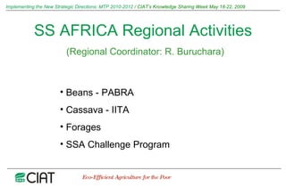 Implementing the New Strategic Directions: Medium Term Plan 2010-2012