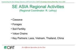Implementing the New Strategic Directions: Medium Term Plan 2010-2012