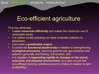 TSBF Institute of CIAT: Sustainable Land Management for Eco-efficient Agriculture in the Tropics