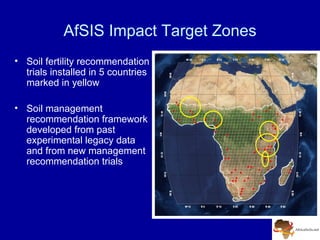 A Digitally Integrated Africa Soil Information Service (AfSIS)