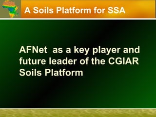 The African Network for Soil Biology and Fertility (AfNet)