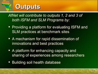 The African Network for Soil Biology and Fertility (AfNet)