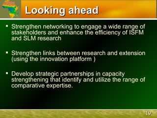 The African Network for Soil Biology and Fertility (AfNet)