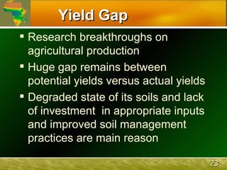 The African Network for Soil Biology and Fertility (AfNet)