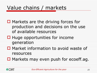 Eco-Efficient Agriculture & Central America