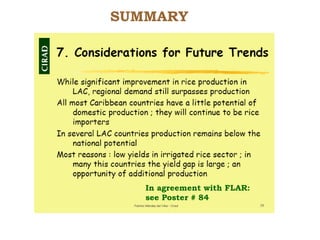 Creating Shared Value for Rice in Latin America and the Caribbean