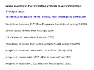 Keeping a Seed of Solutions when Energy and Climate become Unpredictable