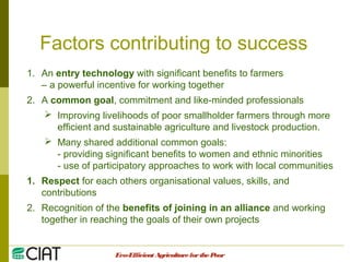 Integrating CIAT Research in Asia