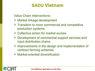 Integrating CIAT Research in Asia