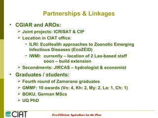 Integrating CIAT Research in Asia