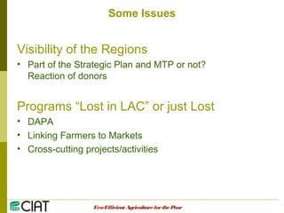 Integrating CIAT Research in Asia