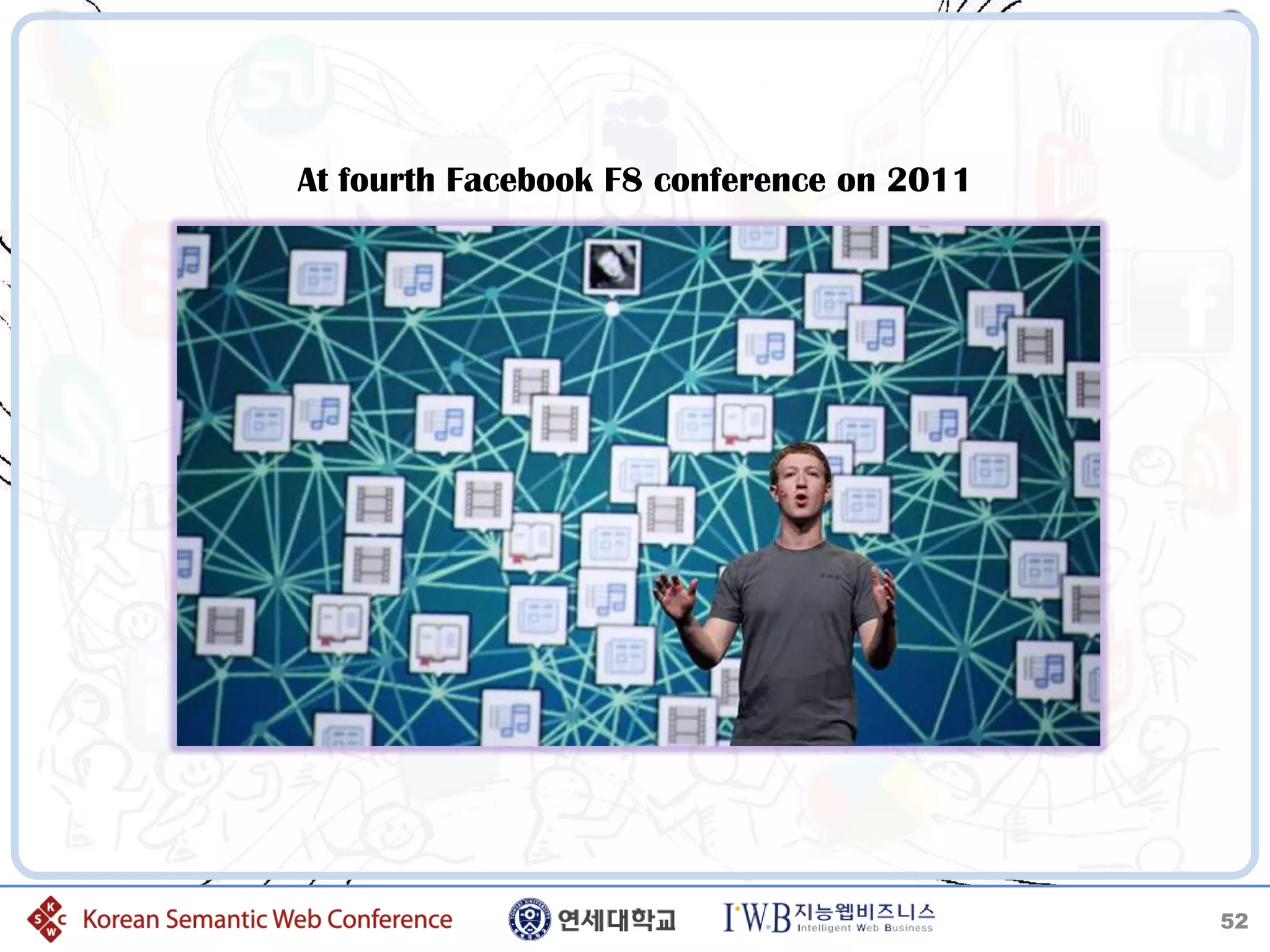 At fourth Facebook F8 conference on 2011




                                           52
 