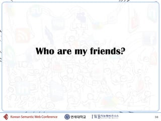 Who are my friends?




                      38
 
