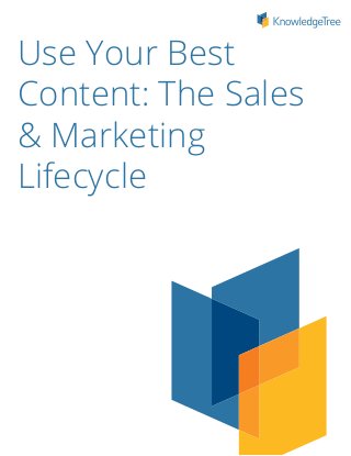 Use Your Best
Content: The Sales
& Marketing
Lifecycle
 