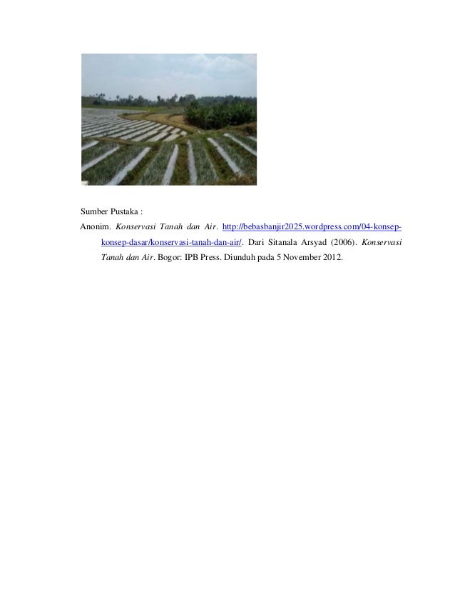 Konservasi Tanah dan Air sebagai Prioritas Desa Sikabau