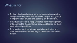 Tor Communication Darknet | PPTX
