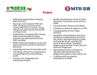 Site visit presentation: Kwun Tong line extension | PDF