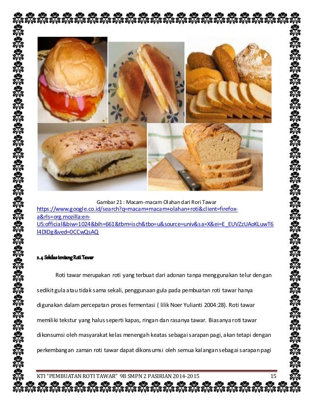 BAB I IV (PEMBUATAN ROTI TAWAR)AGUSTINA DKK.
