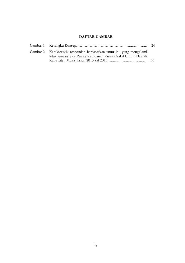 IDENTIFIKASI FAKTOR RISIKO PENYEBAB LETAK SUNGSANG PADA 