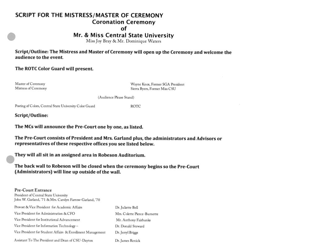 GWU Event Management Portfolio Appendix A