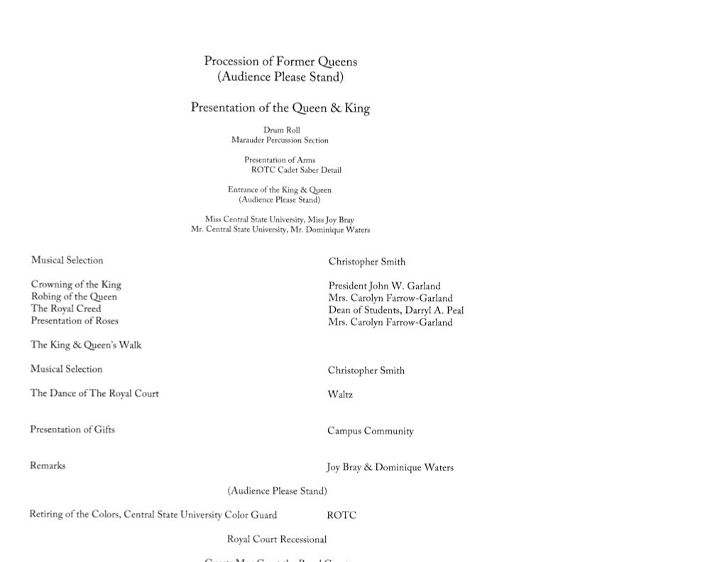GWU Event Management Portfolio Appendix A