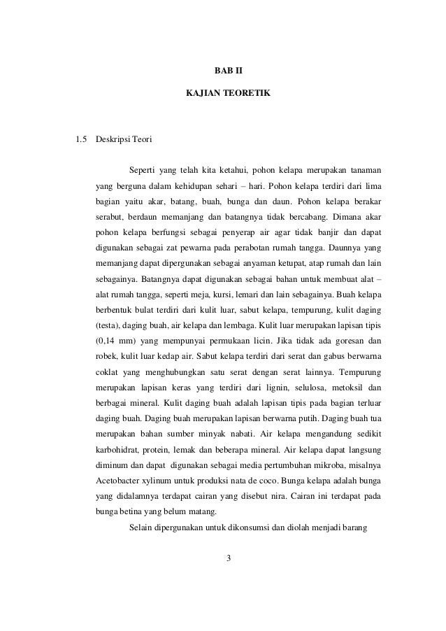 Bab Ii Kajian Teori A Deskripsi Teori :: CONTOH TEKS