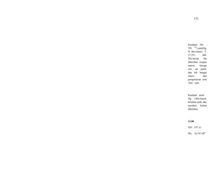 131
Keadaan ibu :
TD: 110
/70mmHg,
N: 86x/menit, T:
37,2ºC, RR:
20x/menit, ibu
diberikan asupan
nutrisi berupa
roti, air putih,
dan teh hangat
manis dan
pengeluaran urin
10cc / jam.
Keadaan janin :
Djj : 140x/menit,
ketuban utuh, dan
moulase belum
diketahui.
12.00
DJJ : 147 x/i
His : 3x/10’/40”
 