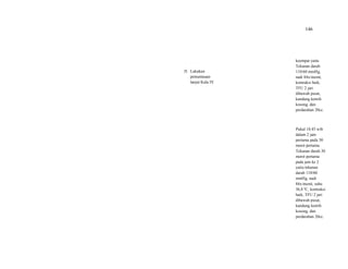 146
15. Lakukan
pemantauan
lanjut Kala IV
keempat yaitu
Tekanan darah
110/60 mmHg,
nadi 84x/menit,
kontraksi baik,
TFU 2 jari
dibawah pusat,
kandung kemih
kosong, dan
perdarahan 20cc.
Pukul 18.45 wib
dalam 2 jam
pertama pada 30
menit pertama
Tekanan darah 30
menit pertama
pada jam ke 2
yaitu tekanan
darah 110/60
mmHg, nadi
84x/menit, suhu
36,8 ºC, kontraksi
baik, TFU 2 jari
dibawah pusat,
kandung kemih
kosong, dan
perdarahan 20cc.
 