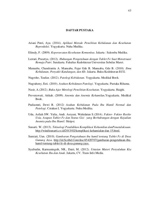 GAMBARAN PENGETAHUAN IBU HAMILTENTANG TABLET FE DI WILAYAH 