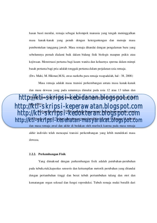 Kti skripsi no.1 dampak prilaku remaja terhadap penggunaan 