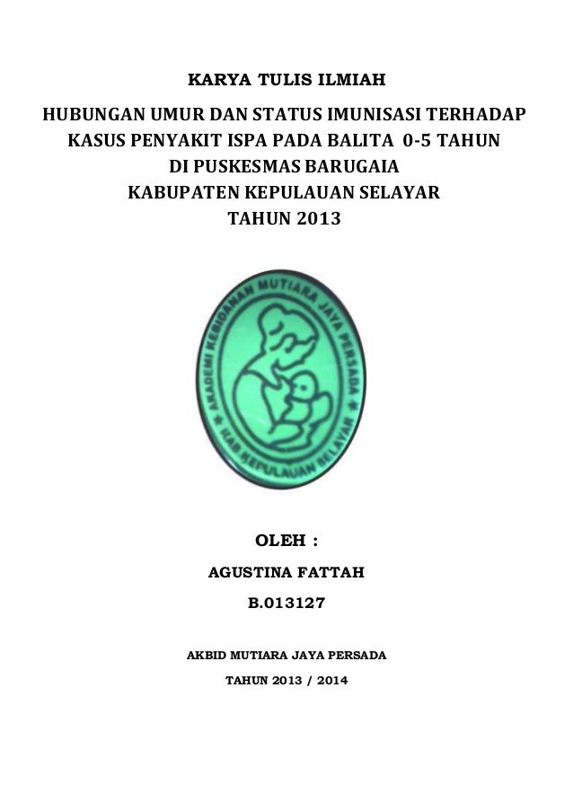 Proposal Lengkap Tentang Ispa Tulisan