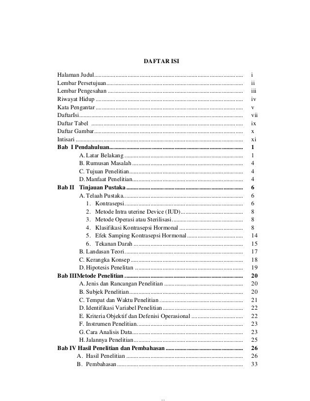 HUBUNGAN PEMAKAIAN KONTRASEPSI HORMONAL DENGAN TEKANAN 
