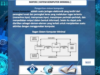 Sistem komputer 
 