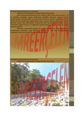 Kütle hareketleri heyelanlar