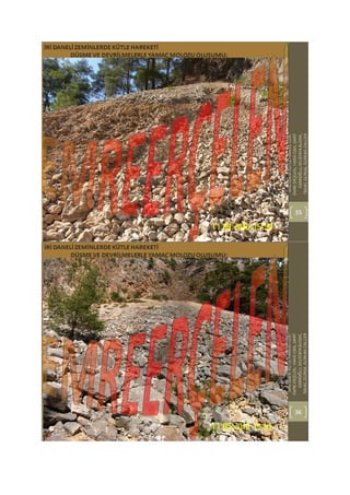 Kütle hareketleri heyelanlar