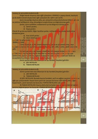 Kütle hareketleri heyelanlar