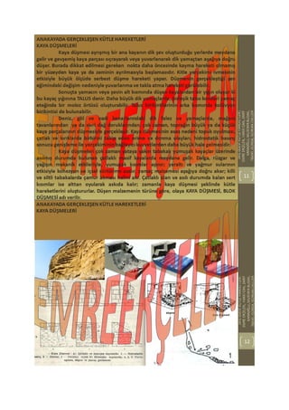 Kütle hareketleri heyelanlar