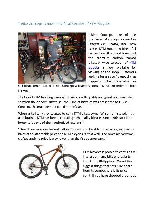 bike retailer