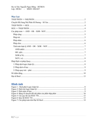 KTMT Số Nguyên - Số Chấm Động | PDF