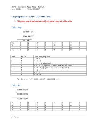 KTMT Số Nguyên - Số Chấm Động | PDF