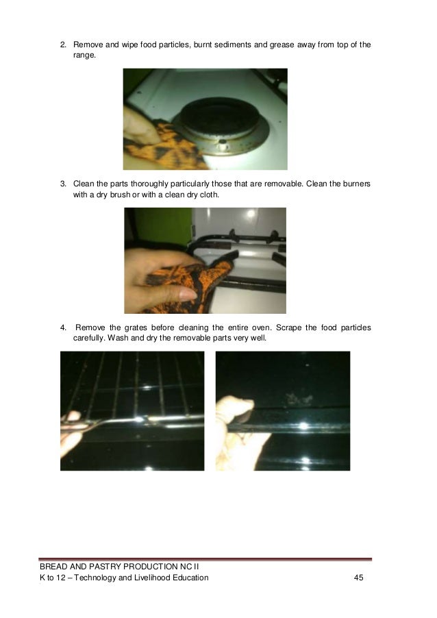 K to 12 bread and pastry learning module