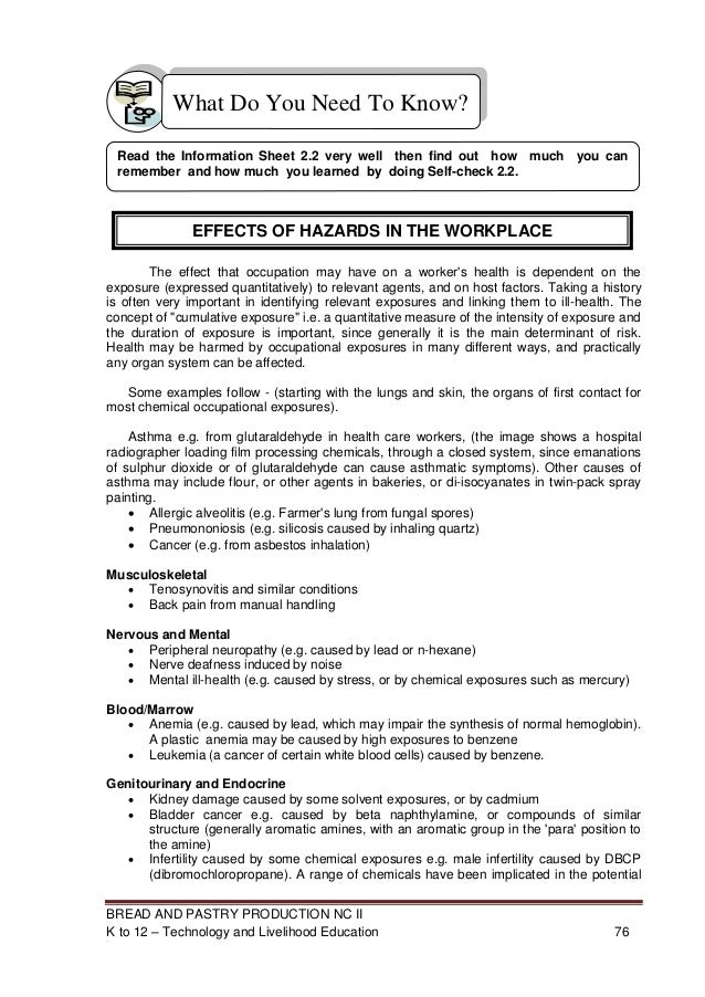 K To 12 Bread And Pastry Learning Module