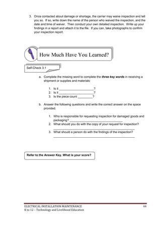 K to 12 electrical learning module | PDF