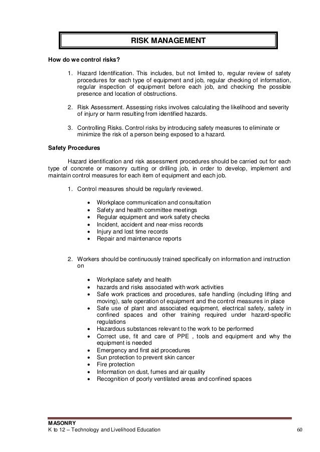 k to 12 masonry learning module information technology incident report template