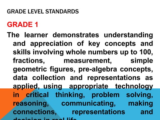 K to 12 math curriculum | PPTX