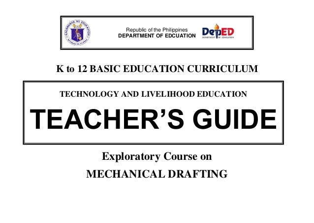 K To 12 Mechanical Drafting Teacher S Guide