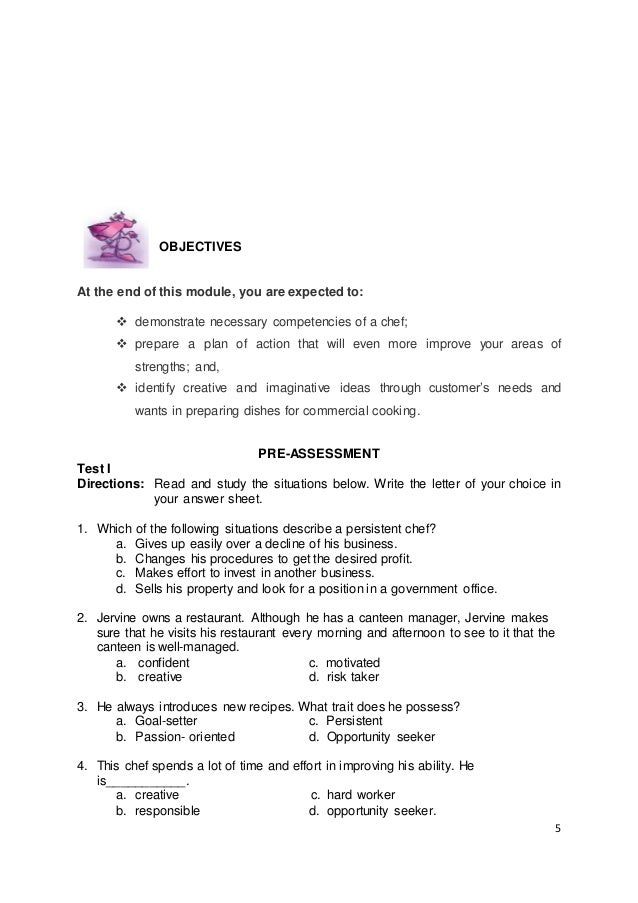 Kto12 tle home economics lm-commercial cooking