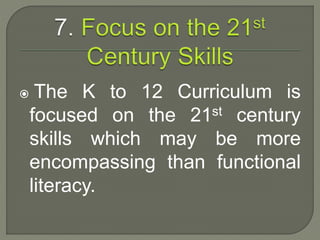 K to 12 Curriculum and its Implication to Preservice Teachers | PPTX