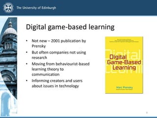 KTP learning lunch: Digital Game-based Learning for Young Learners